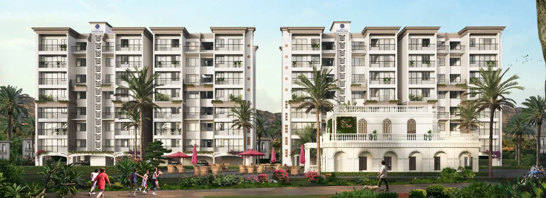 Elevation 2 - Front View Anant Serene Park